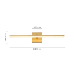 Minimalist Dimmable LED Linear Vanity Sconce Picture Light