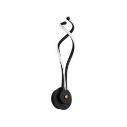 Minimalist 2-Light Twist Ribbon Dimmable LED Wall Sconce