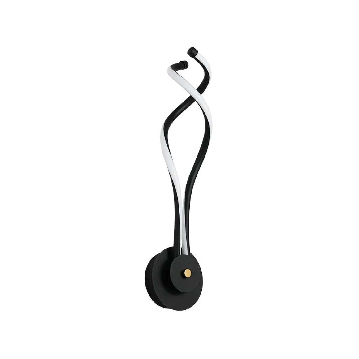 Minimalist 2-Light Twist Ribbon Dimmable LED Wall Sconce