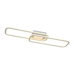Minimalist Linear Rectangular Ring Dimmable LED Ceiling Light