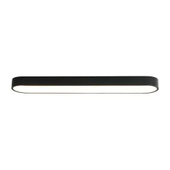 Minimalist Long Oval Dimmable LED Flush Mount Ceiling Light