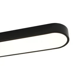 Minimalist Long Oval Dimmable LED Flush Mount Ceiling Light