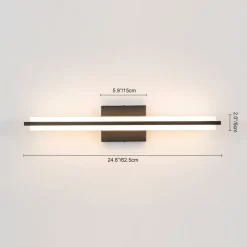 Minimalist Rectangle Dimmable LED Vanity Wall Light