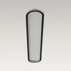 Minimalist Streamlined Oval Warm LED Ceiling Light
