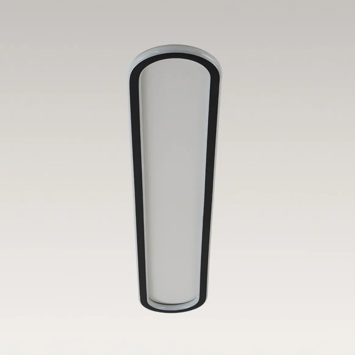Minimalist Streamlined Oval Warm LED Ceiling Light