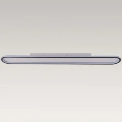 Minimalist Streamlined Oval Warm LED Ceiling Light