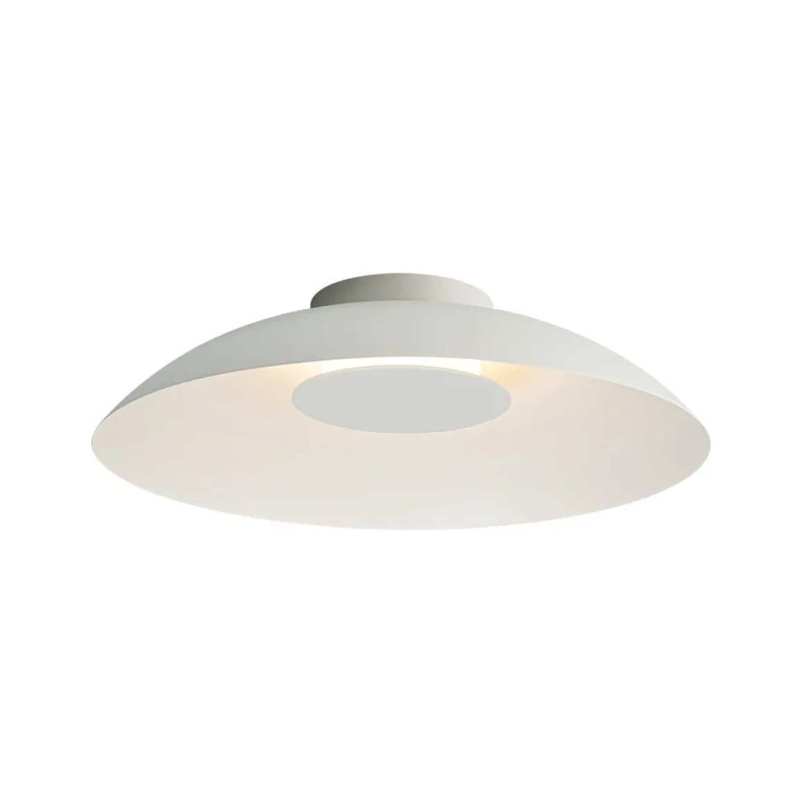 Minimalist Wide Flat Dome Dimmable LED Ceiling Light