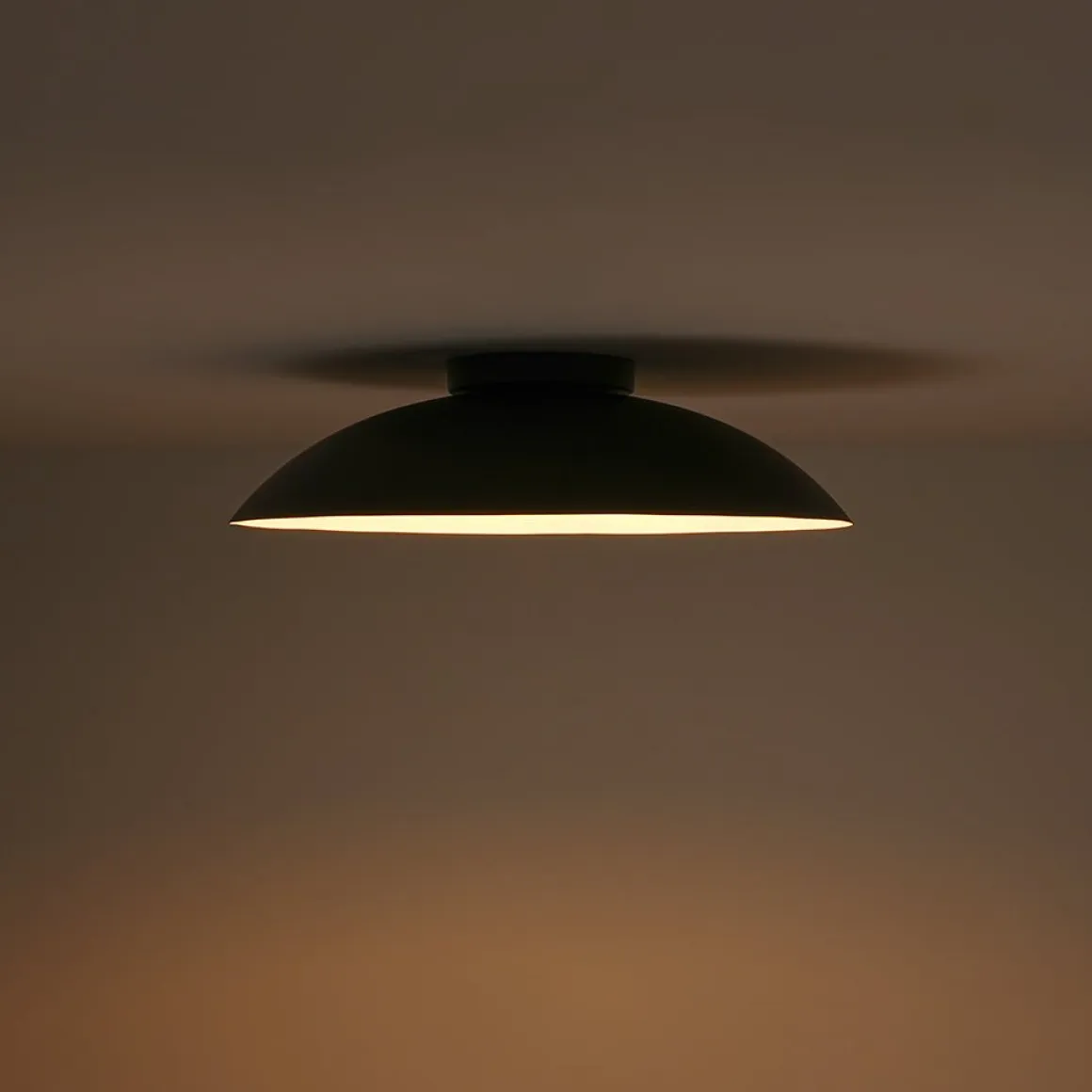Minimalist Wide Flat Dome Dimmable LED Ceiling Light