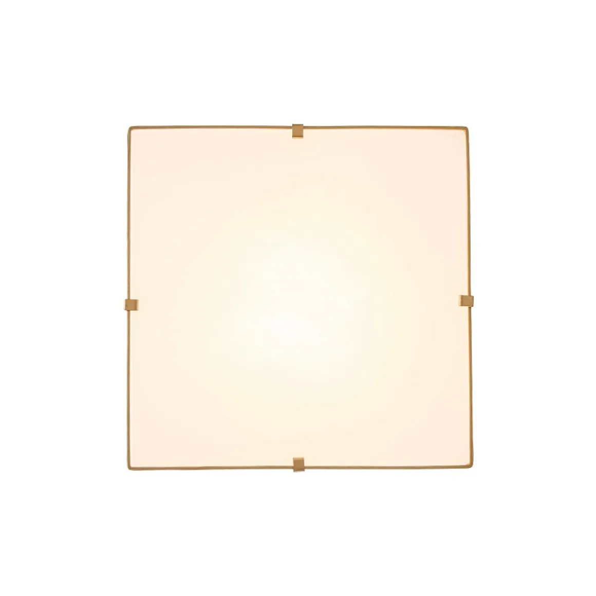 Modern Brass White Fabric Tapered Cage Pendant Light