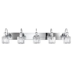 Modern Crystal Vanity Wall Sconce