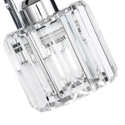 Modern Crystal Vanity Wall Sconce