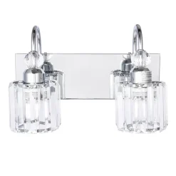 Modern Crystal Vanity Wall Sconce