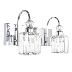 Modern Crystal Vanity Wall Sconce
