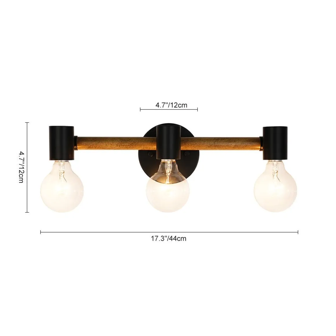 Modern Farmhouse 3-Light Vanity Wall Sconce