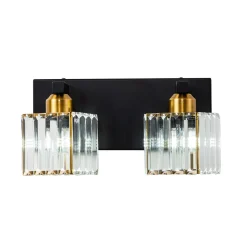 Modern Glam Crystal Bathroom Vanity Wall Lamp