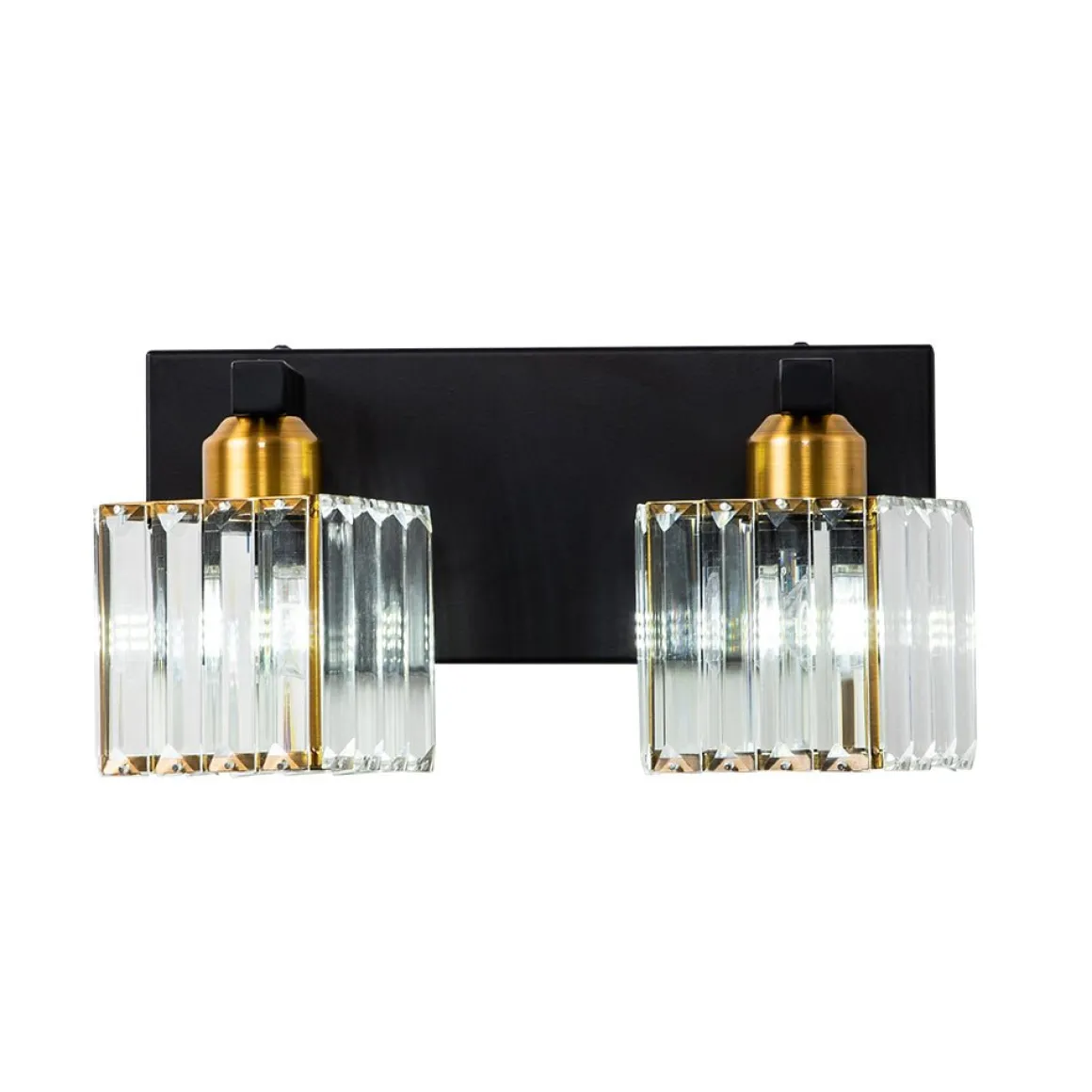 Modern Glam Crystal Bathroom Vanity Wall Lamp