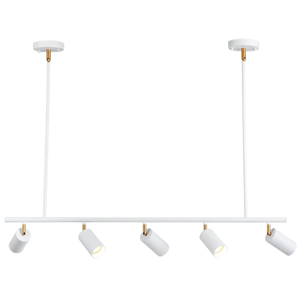 Modern 5-light Island Linear Track Light