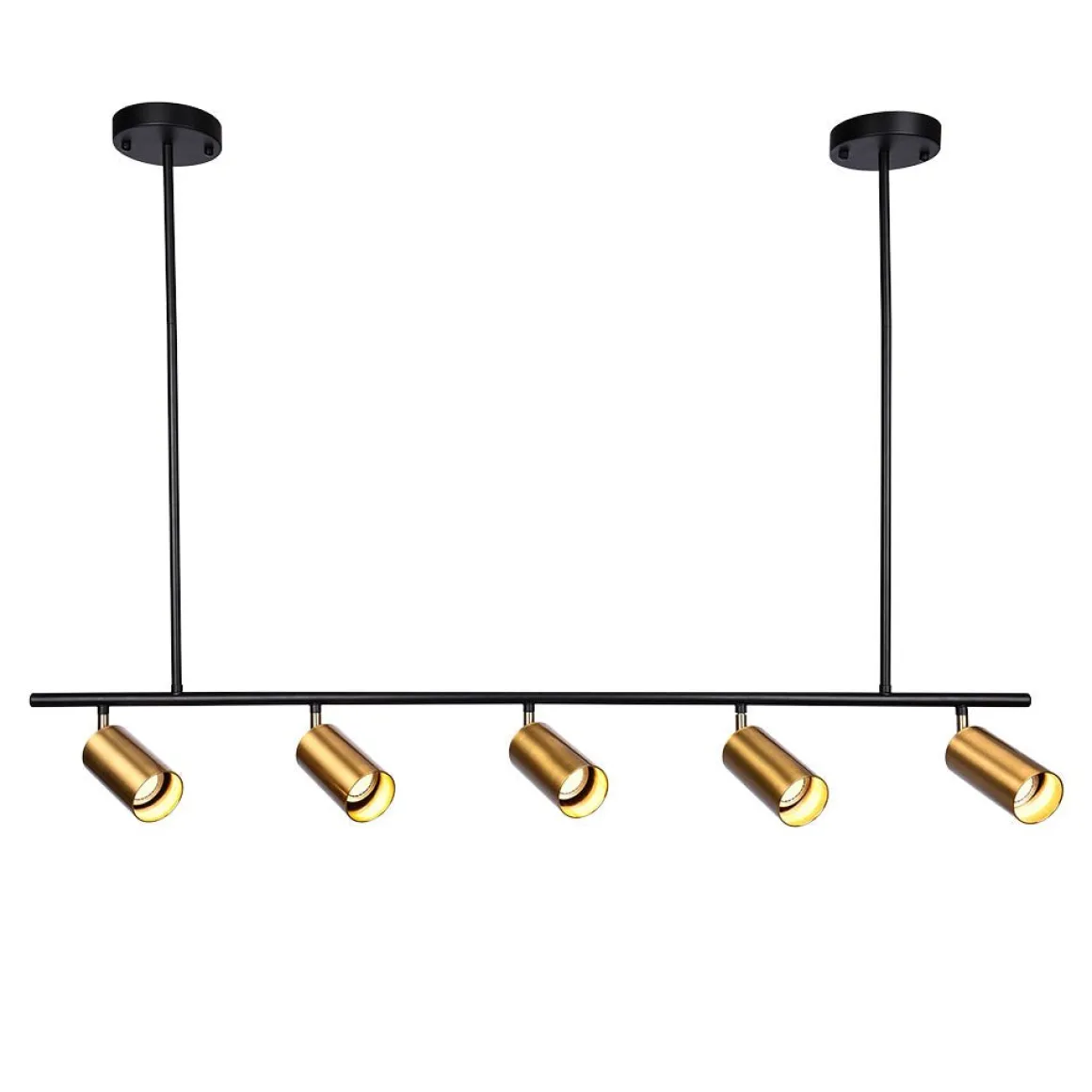 Modern 5-light Island Linear Track Light