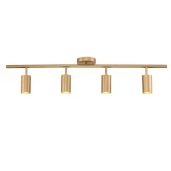 Modern 4-Light Linear Semi Flush Track Light