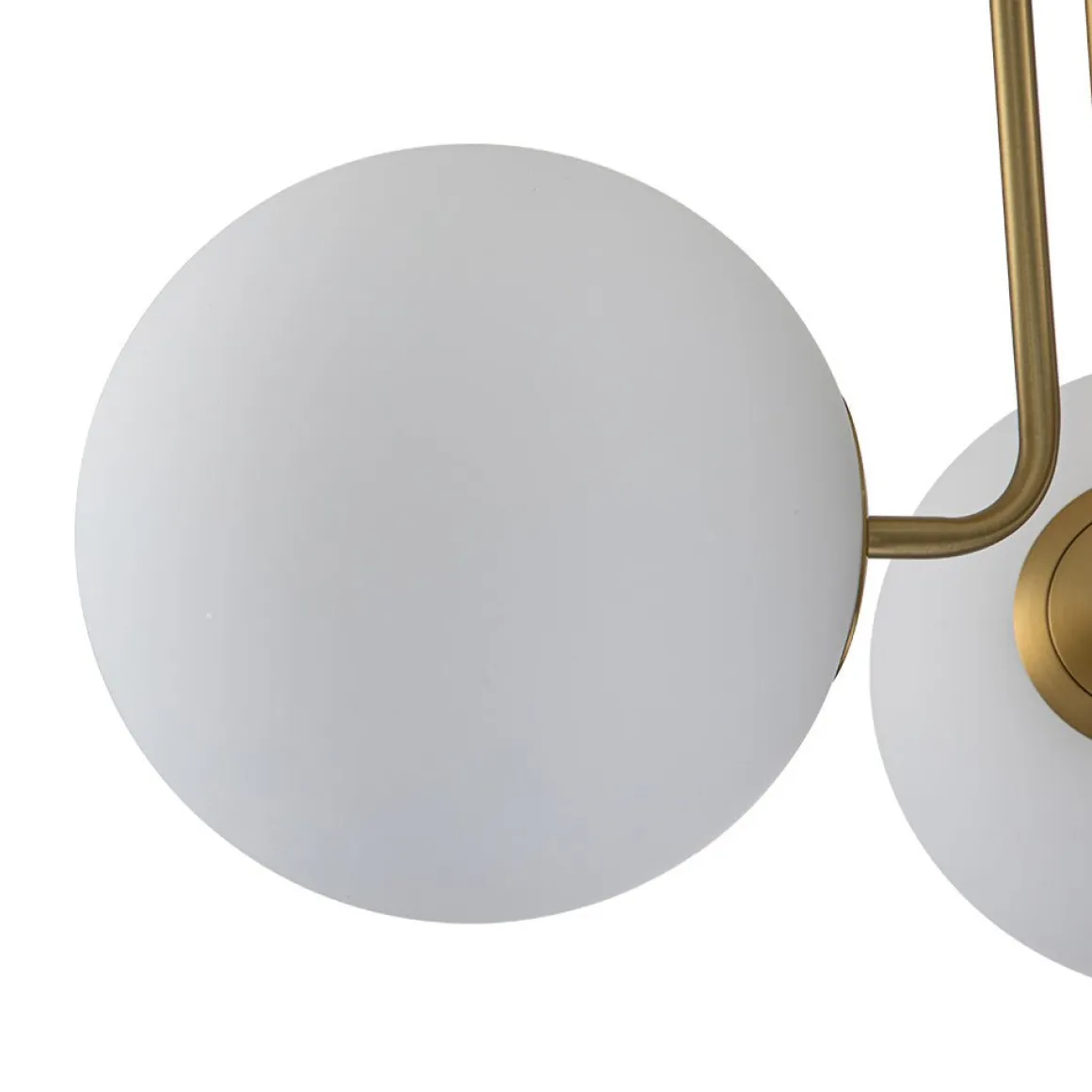 Modern 3-Light Opal Glass Globe Ceiling Light