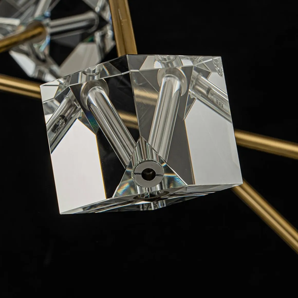 Modern Mid-century Glam Branch Crystal Sputnik Chandelier