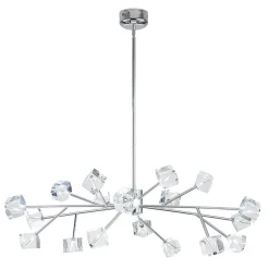 Modern Mid-century Glam Branch Crystal Sputnik Chandelier