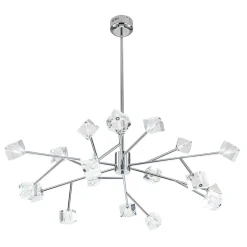 Modern Mid-century Glam Branch Crystal Sputnik Chandelier