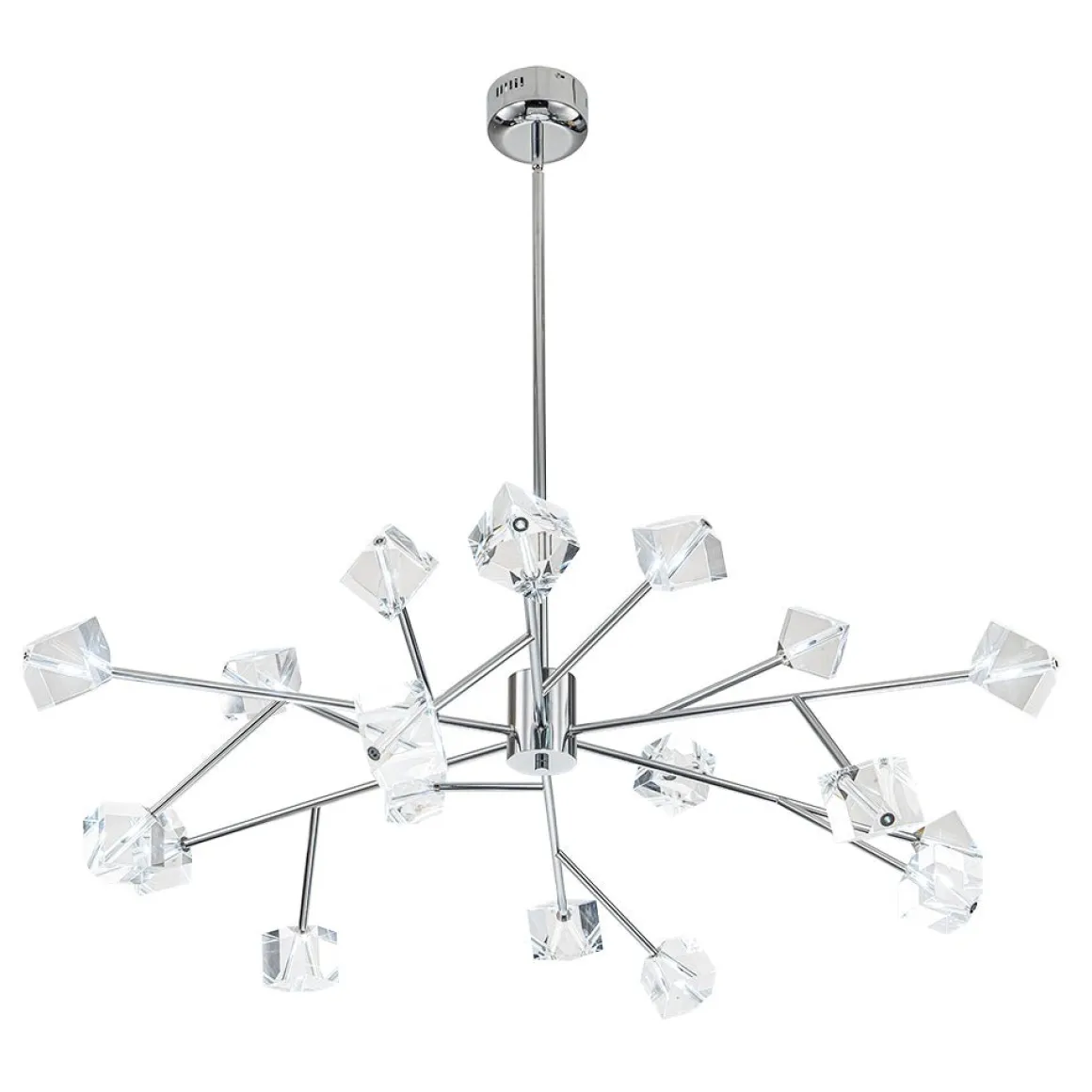 Modern Mid-century Glam Branch Crystal Sputnik Chandelier