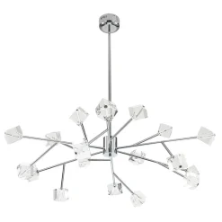 Modern Mid-century Glam Branch Crystal Sputnik Chandelier