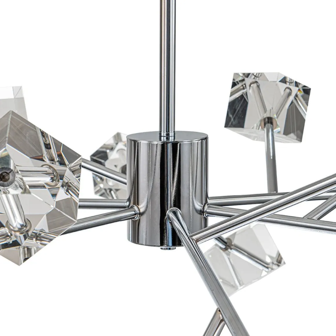 Modern Mid-century Glam Branch Crystal Sputnik Chandelier