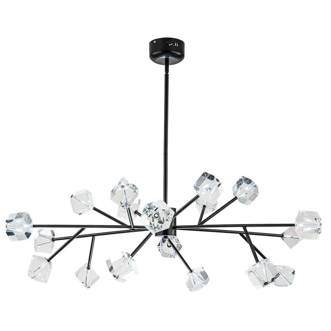 Modern Mid-century Glam Branch Crystal Sputnik Chandelier