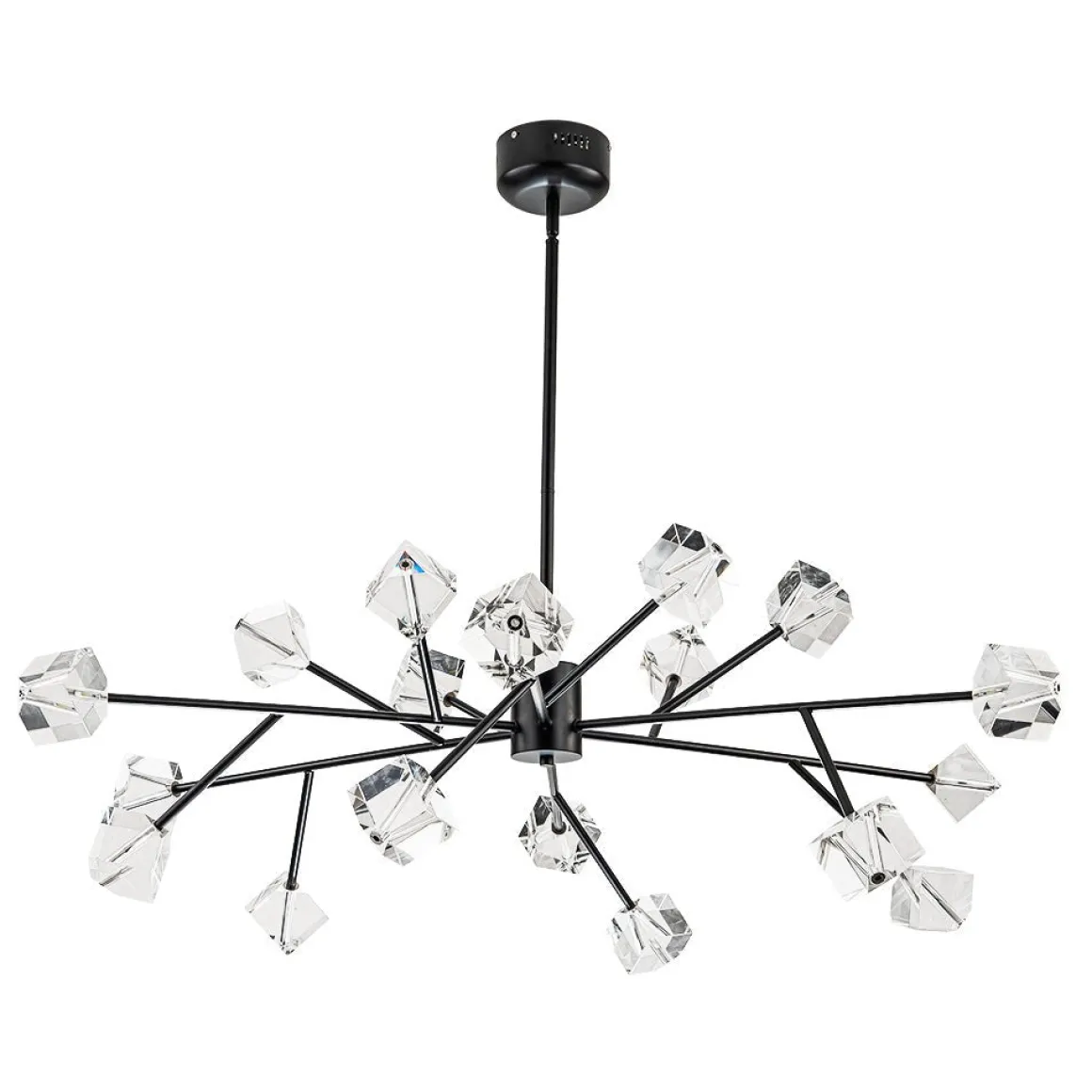 Modern Mid-century Glam Branch Crystal Sputnik Chandelier