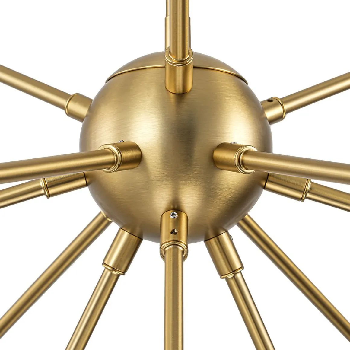 Modern Opal Glass Globe 12-light Sphere Sputnik Chandelier