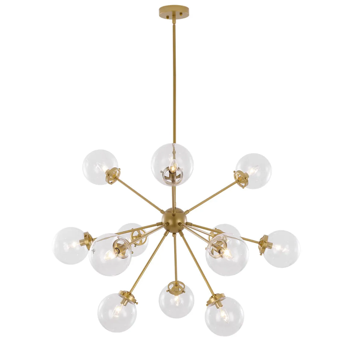 Modern Sphere 12-light Sputnik Chandelier