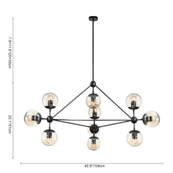 Modern Statement Geometric Chandelier