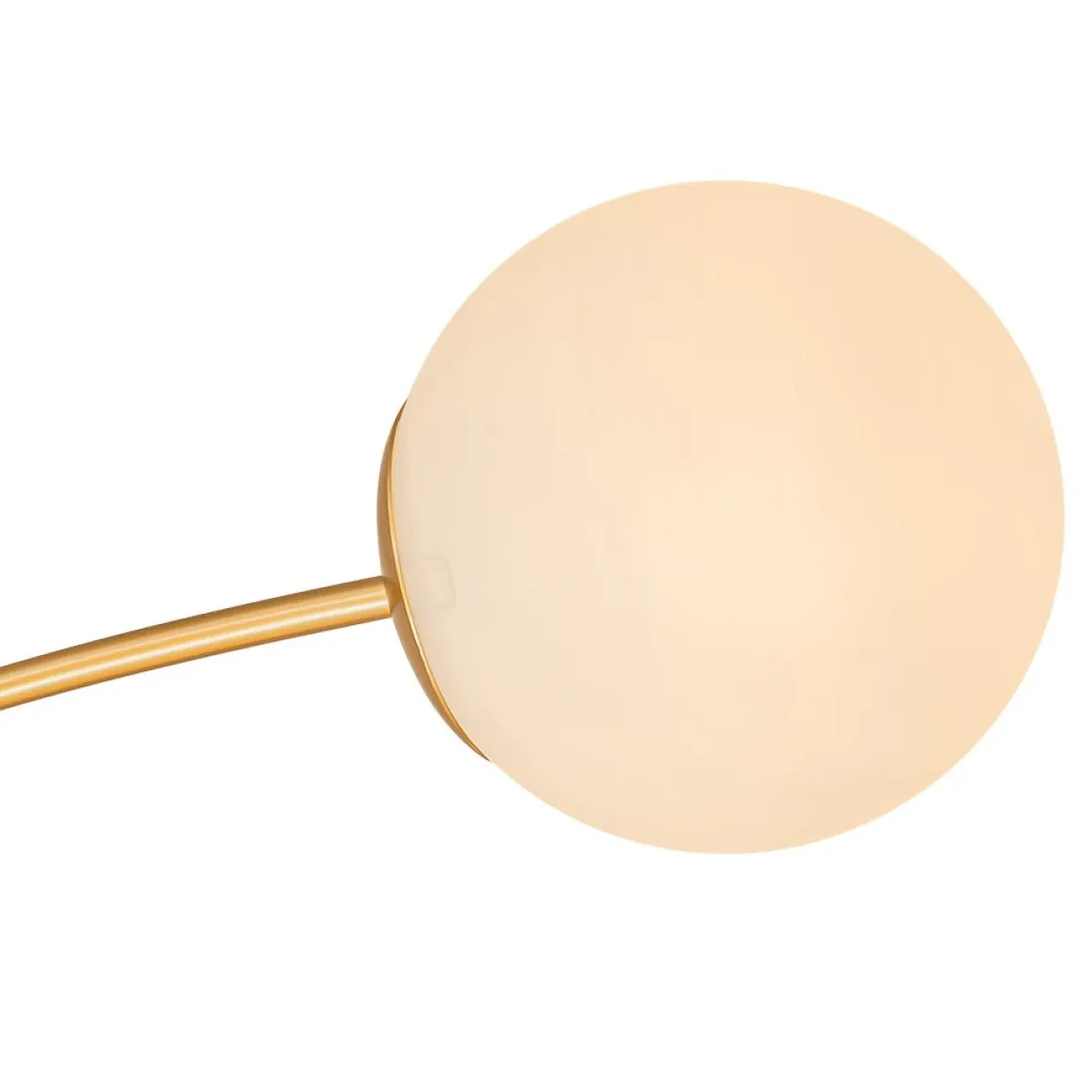 (OpenBox) Blossom 12-Light Opal Glass Bubble Semi Flush Chandelier