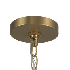 (OpenBox) French Farmhouse 5-Light Brass Candle Style Chandelier