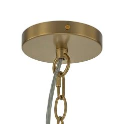 (OpenBox) Glam Brass Cluster Ribbed Glass Globe Bubble Chandelier