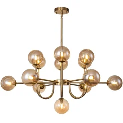 (OpenBox) Glam 13-Light Sputnik Glass Globe Bubble Chandelier