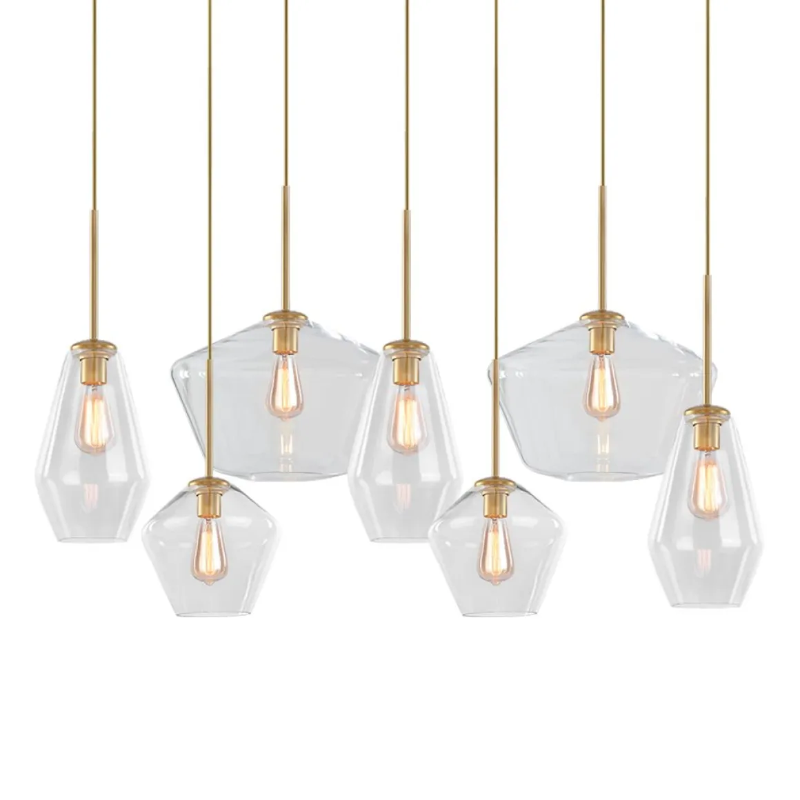 (OpenBox) 7-light Cluster Kitchen Island Pendant Lighting