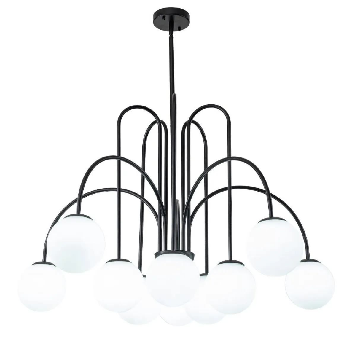(OpenBox) 10-Light Frosted Glass Globe Bubble Chandelier