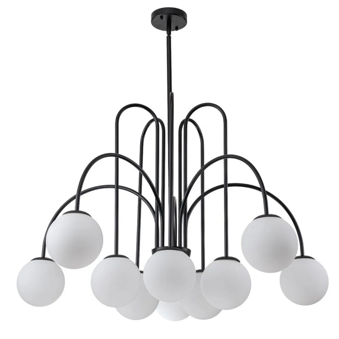(OpenBox) 10-Light Frosted Glass Globe Bubble Chandelier