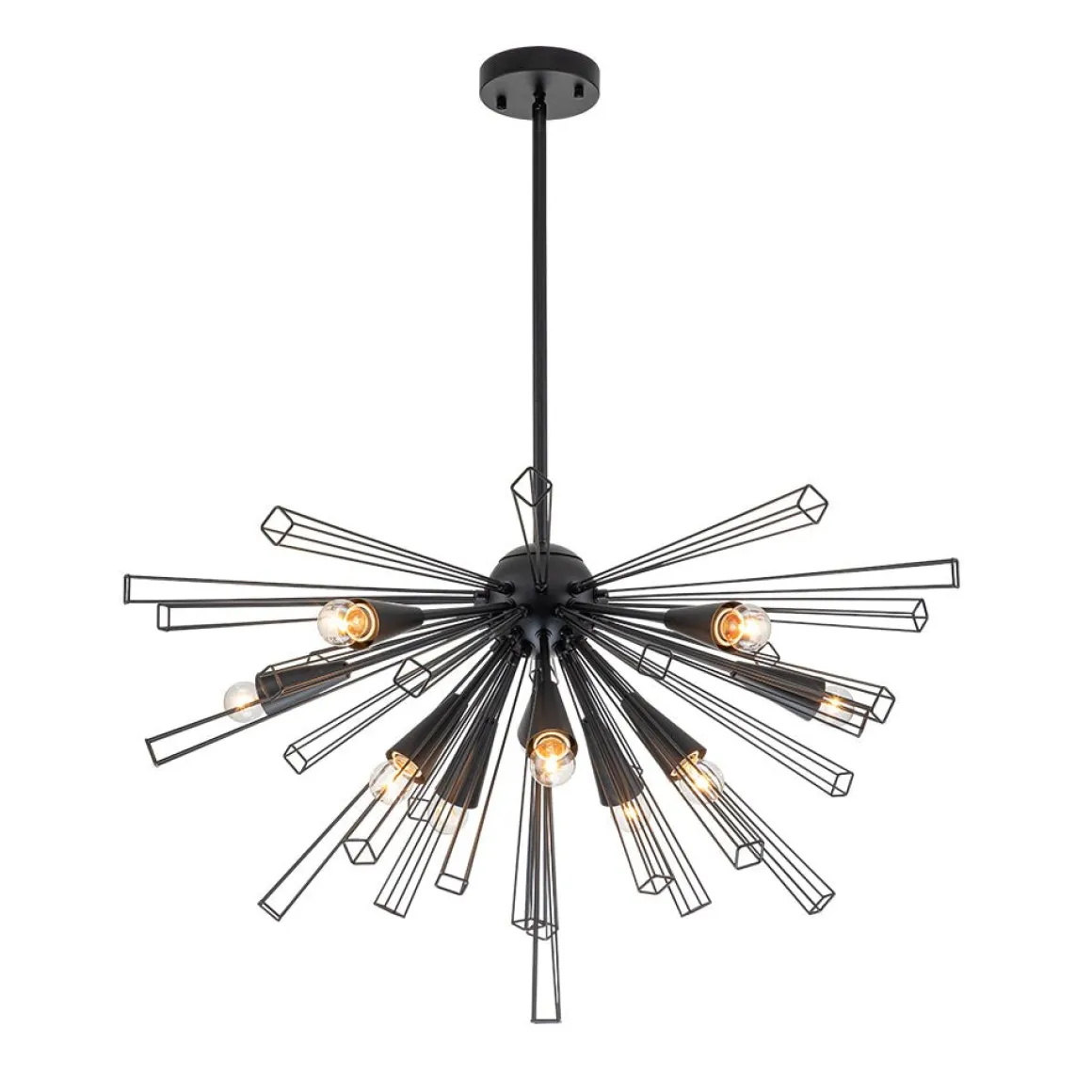 (OpenBox) 10-Light Geometric Sputnik Sunburst Chandelier