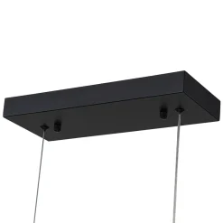 (OpenBox) Minimalist Linear Wood Dimmable LED Island Pendant