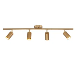 (OpenBox) Modern 4-Light Linear Semi Flush Track Light