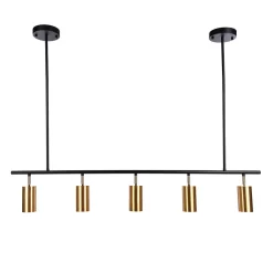 (OpenBox) Modern 5-Light Linear Semi Flush Track Light