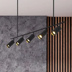 (OpenBox) Modern 5-Light Linear Semi Flush Track Light