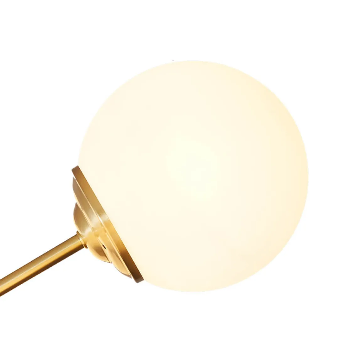 (OpenBox) Opal Glass Globe Sputnik Chandelier