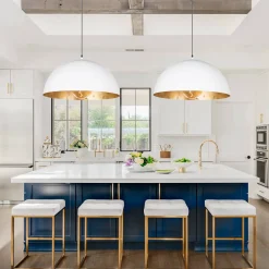 (OpenBox) Oversized Metal Dome Pendant Light