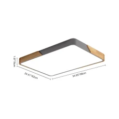 Rectangle LED Flush Mount Light